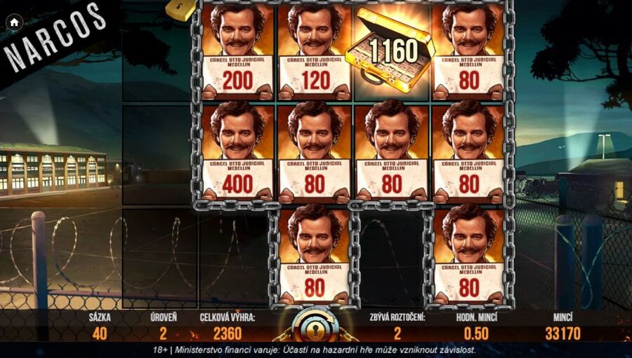 Automat Narcos od NetEnt