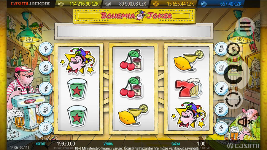 Chance Vegas hry: Bohemia Joker