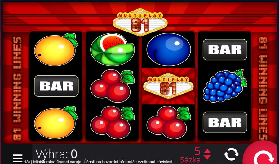 Chance Vegas automaty: Multiplay 81