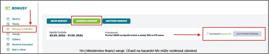 fBET bonusy
