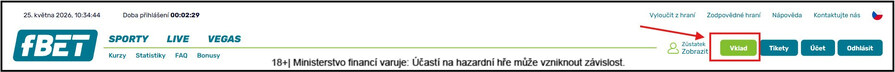 fBET vklad