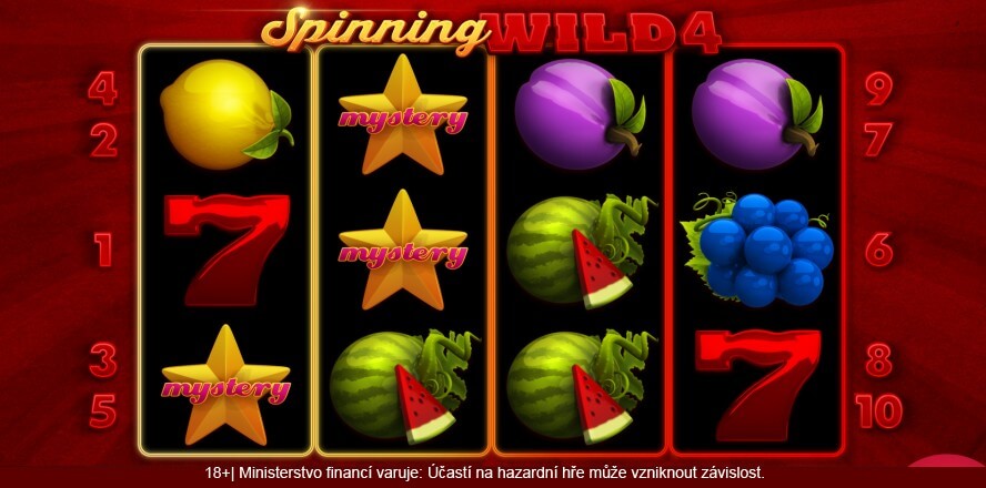 Výherní automat Spinning Wild 4