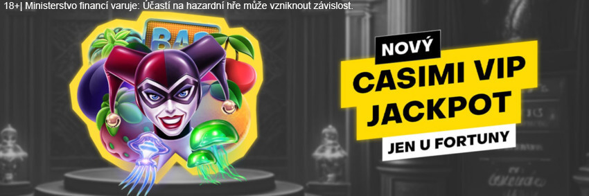Nový Casimi VIP Jackpot u Fortuny
