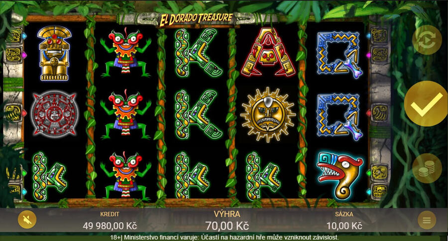 Nejvýhernější automaty Fortuna – El Dorado Treasure