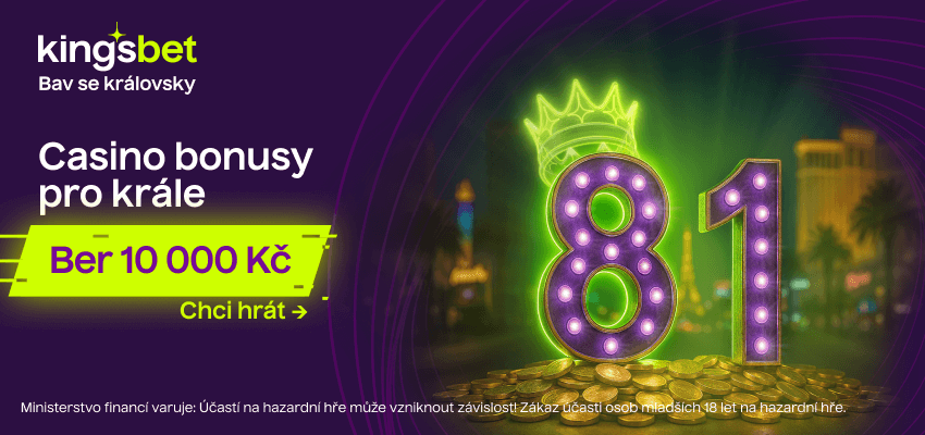 Hrajte automaty 81 a získejte bonus až 10 000 Kč