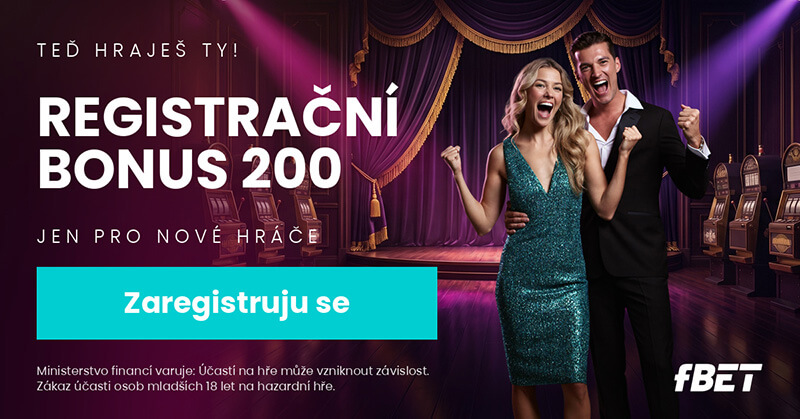 fBET promo kód a&nbsp;200&nbsp;Kč bonus za registraci