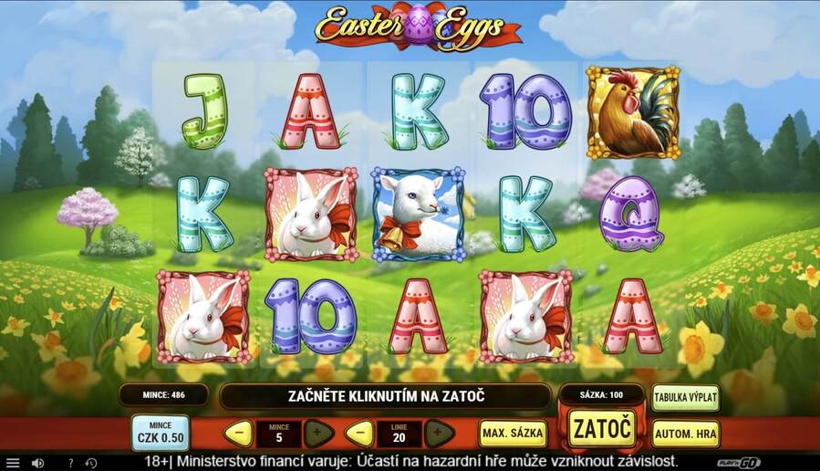 Hrací automat Easter Eggs