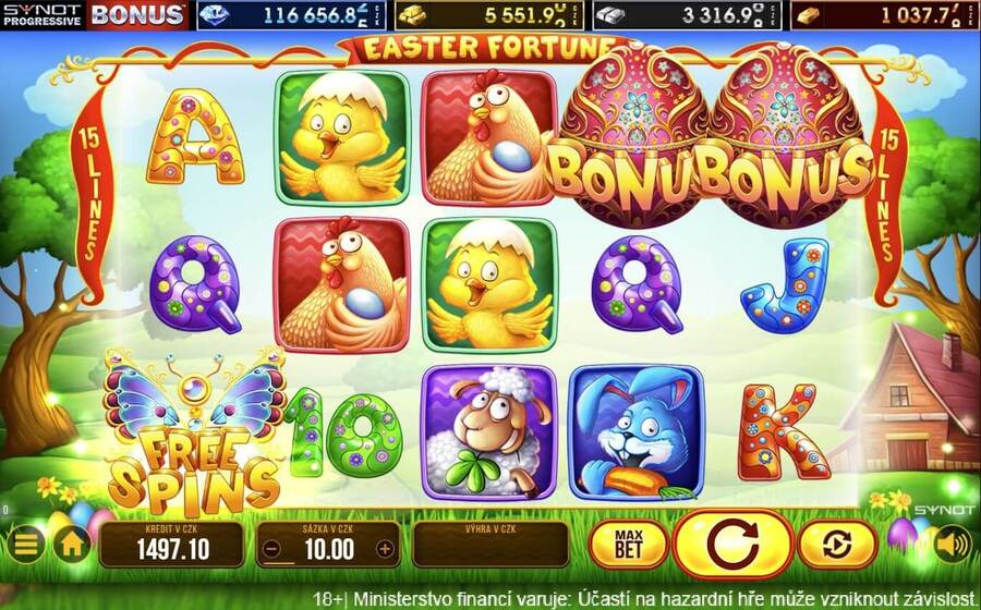 Hrací automat Easter Fortune