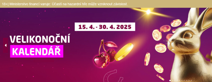 Velikonoční kalendář u SYNOT TIPu