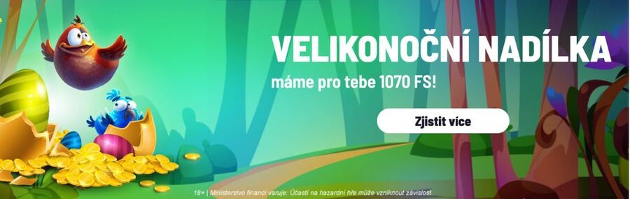 Velikonoční free spiny Apollo Games