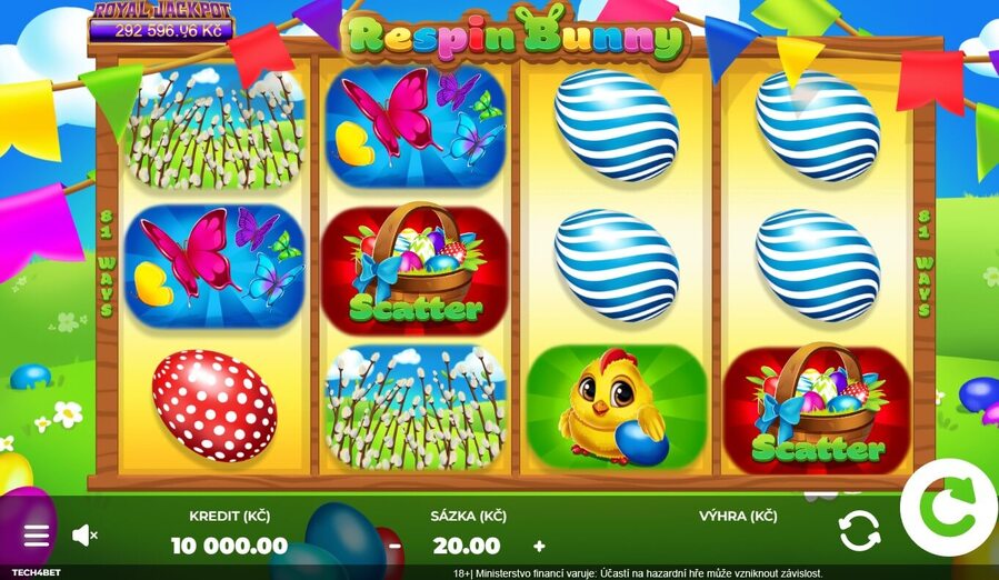 Získejte dnešní free spiny do hry Respin Bunny