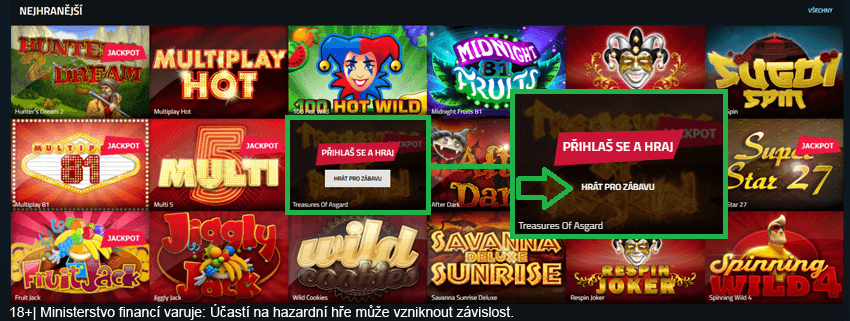 Zahrajte si online automaty zdarma v režimu demo u Betoru