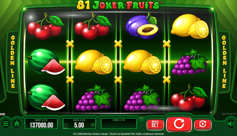 Výherní automat 81 Joker Fruits