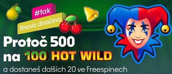 Free spiny u fBETu do 100 Hot Wild