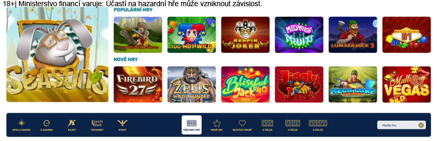 Filtrování her u fBETu