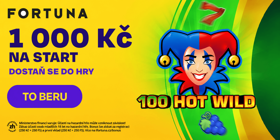 Zaregistruj se v&nbsp;online casinu Fortuna a&nbsp;získej bonus