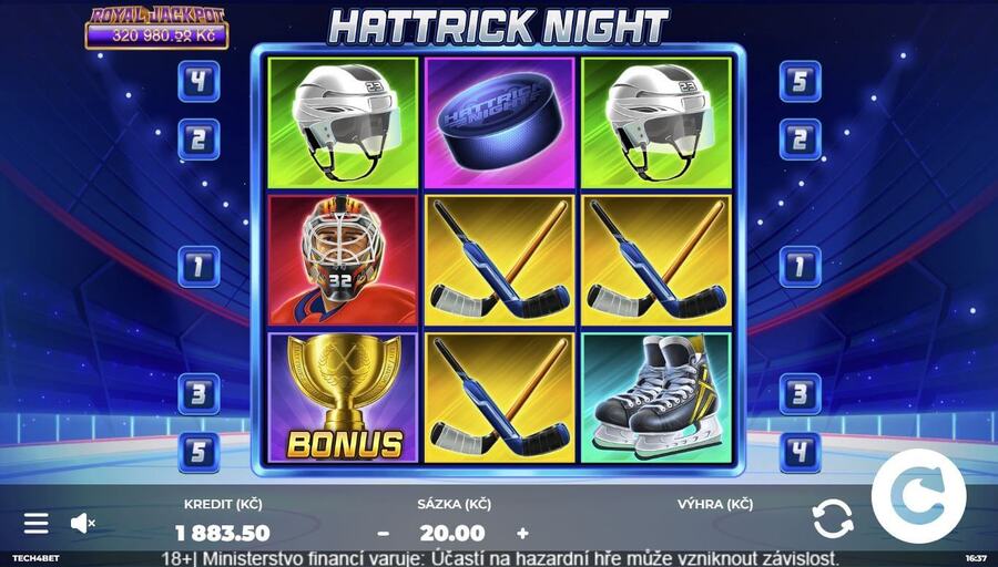 TOP 3 hokejové automaty: Hattrick Night