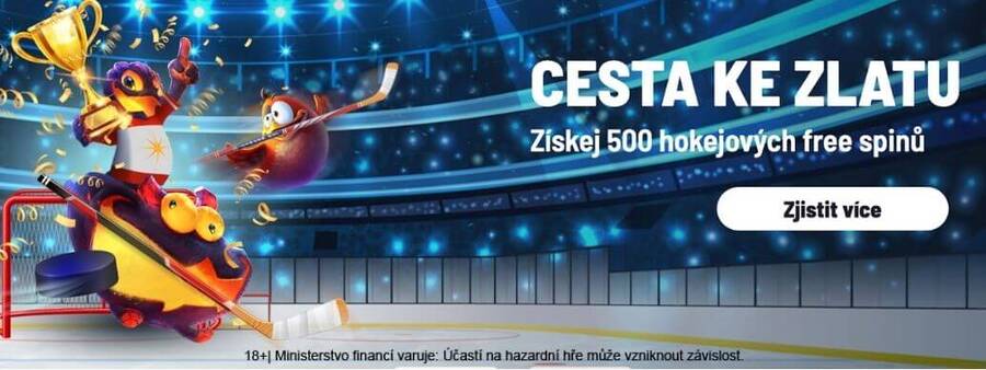 Hokejové free spiny v Apollo casinu