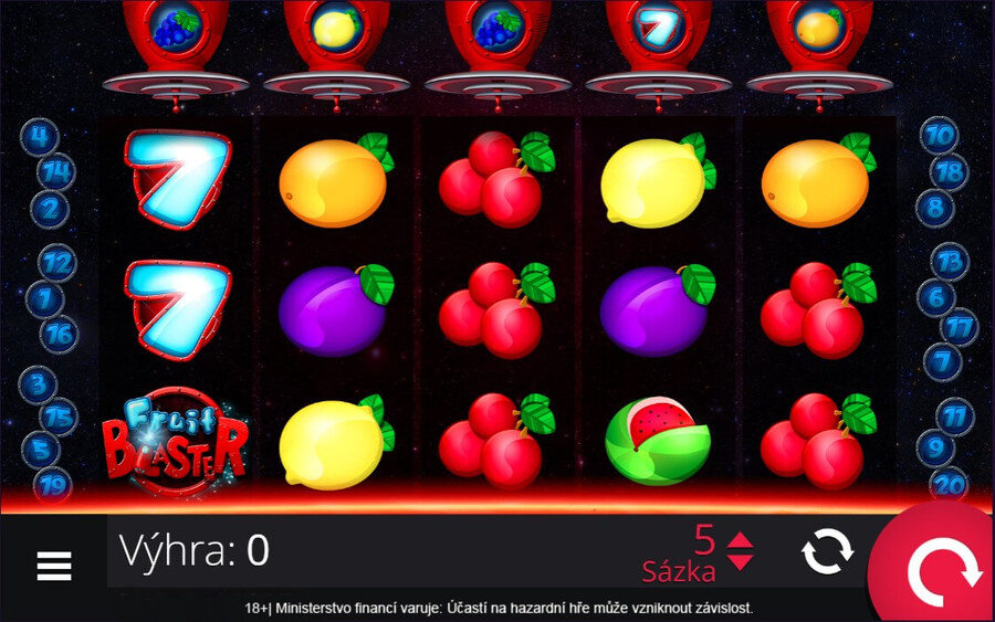 Výherní automat Fruit Blaster