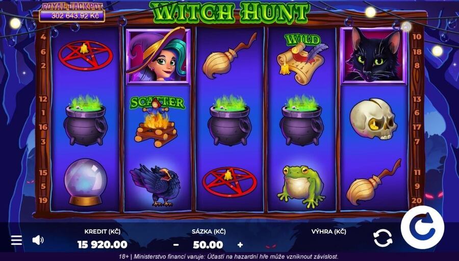 Online výherní automat Witch Hunt