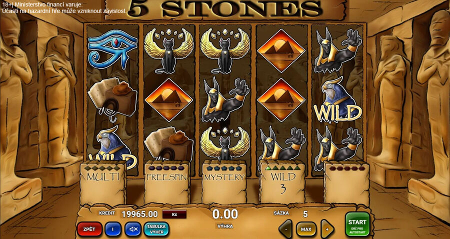 Výherní automat 5 Stones