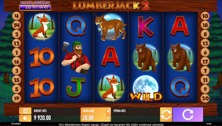 Výherní automat Lumberjack 2