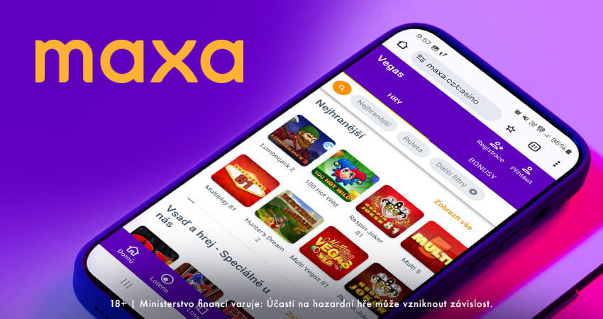 Nové automaty v online casinu Maxa