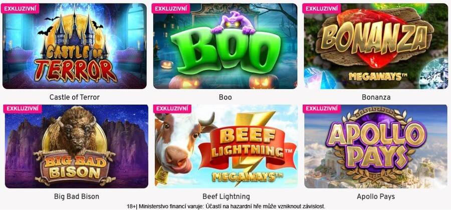 Big Time Gaming automaty v casinu Apollo Games