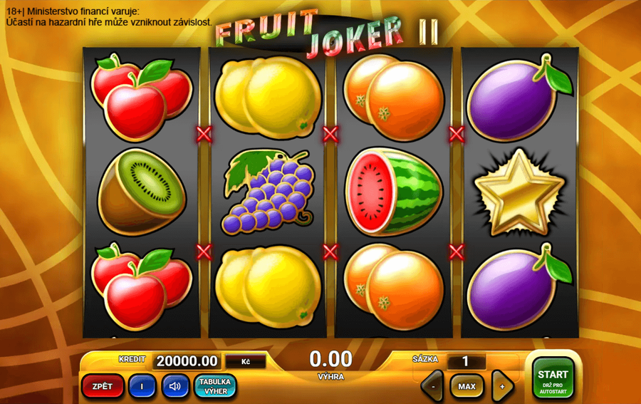 Zahrajte si automat Fruit Joker II