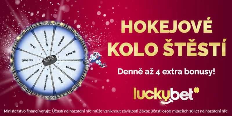 Hokejové Kolo štěstí u casina LuckyBet naděluje denní bonusy