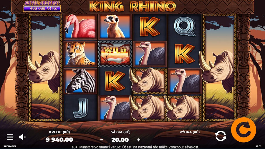 Výherní automat King Rhino