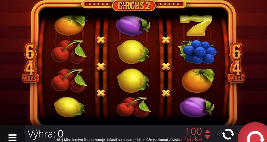 Hrací automat Circus 2 od e-gaming