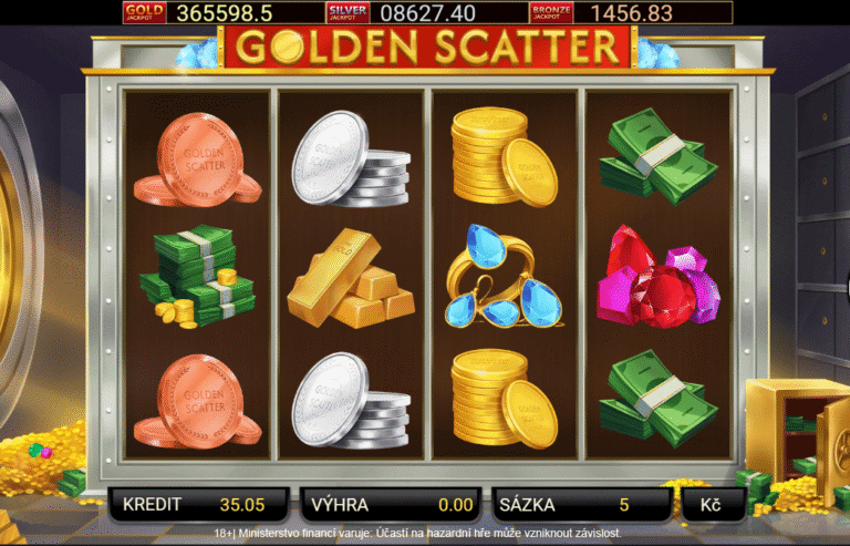 Herní slot Golden Scatter u Betana