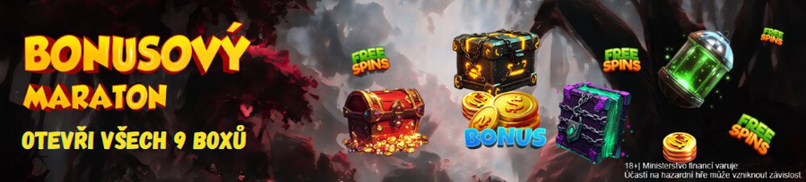 Bonusový maraton v BetX casinu přináší 9 Magic boxů s odměnami