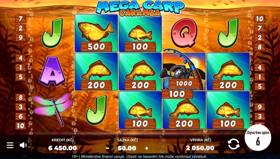 Online automat Mega Carp Caramba