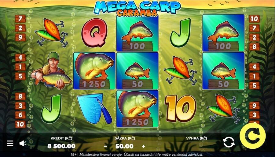 Výherní automat Mega Carp Caramba