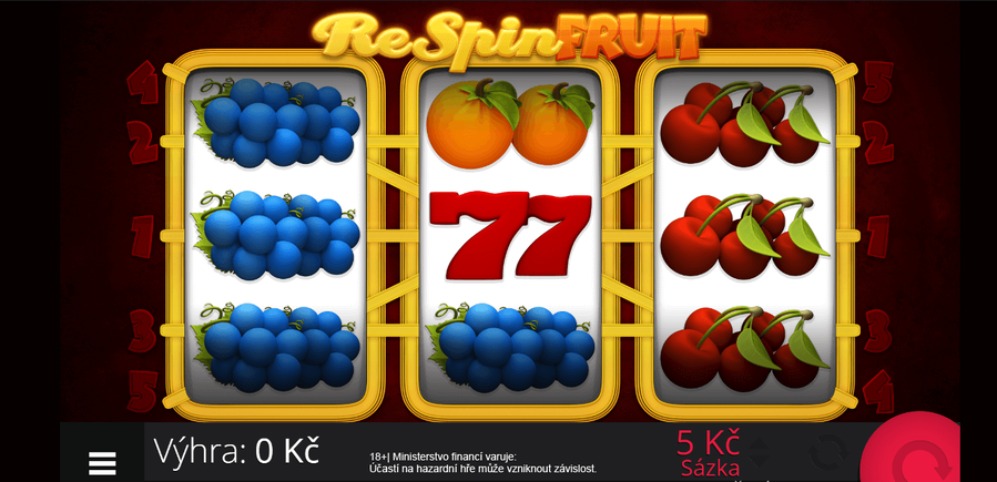 Výherní automat Respin Fruit