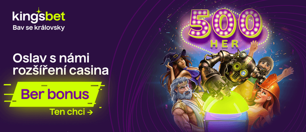 10 free spinů za protočení 500 Kč