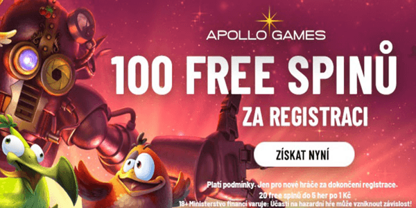 Apollo free spiny za registraci