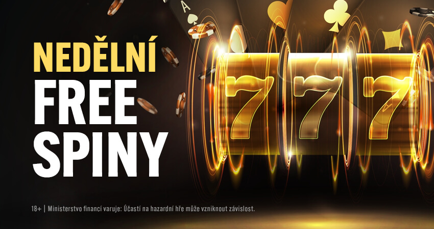 Pobavte se dnes v neděli 8.6. s free spiny v českých online casinech.