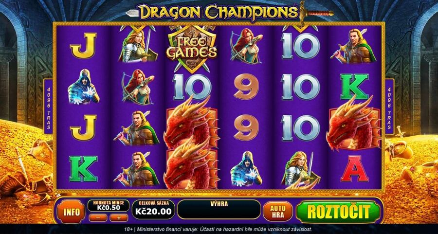Online výherní automat Dragon Champions
