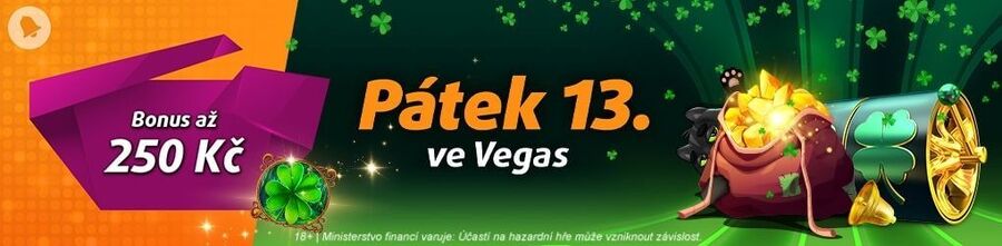 Pátek 13. bonus: Tipsport Vegas