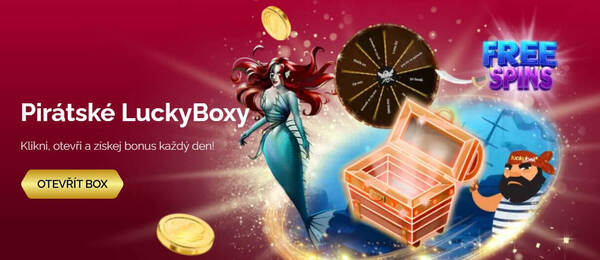 Pirátské Lucky Boxy v LuckyBet casinu