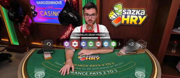 Sazka Hry a novinky v live casinu