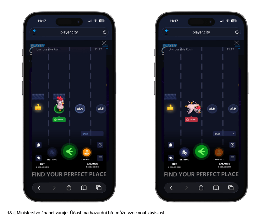 Uncrossable Rush je alternativa Chicken Road casino hry