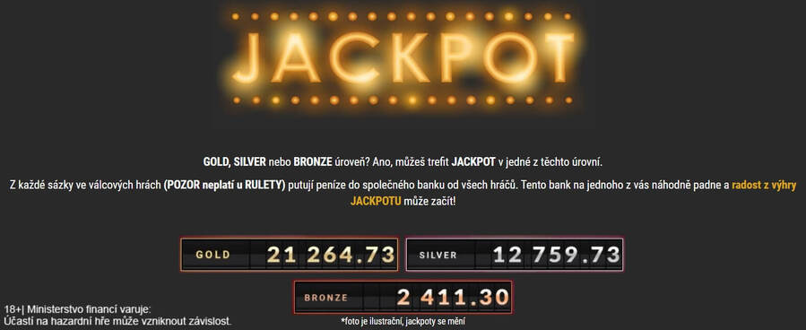 SYNOT TIP jackpot