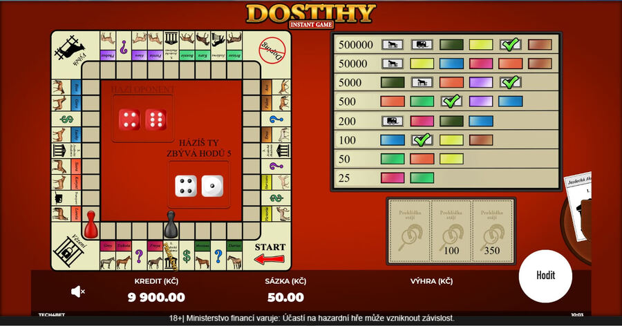 Dostihy – instant game title=