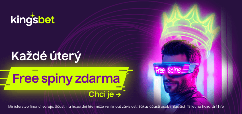 Královské úterý s free spiny u Kingsbetu
