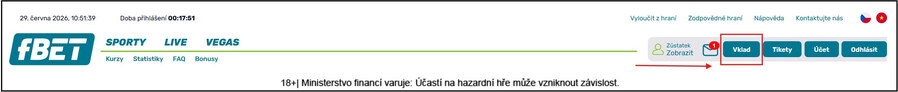 fBET vklad