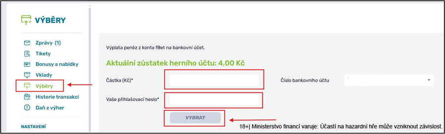 fBET výběr